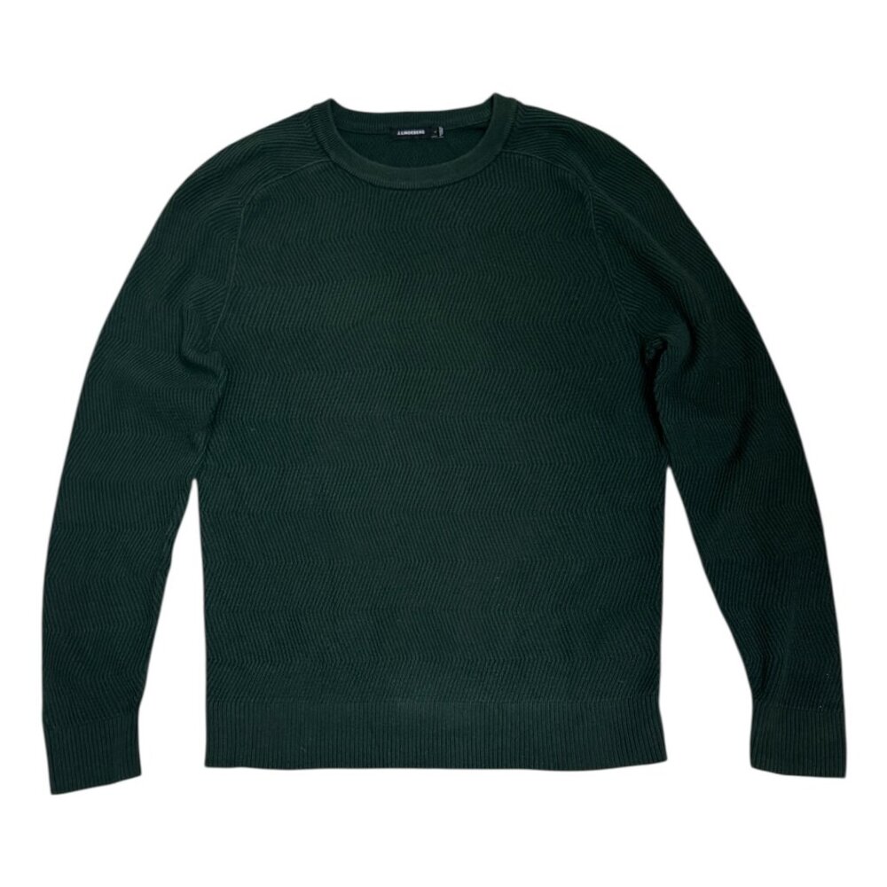 J.Lindeberg Dark Green Crewneck Sweater